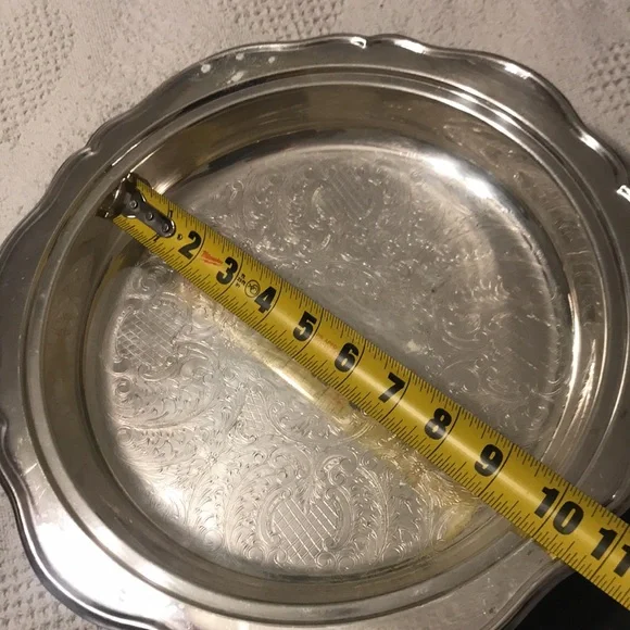 Silver serving dish - Picture 5 of 9
